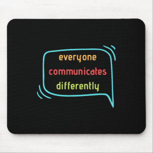 Jeder kommuniziert anders clic mousepad