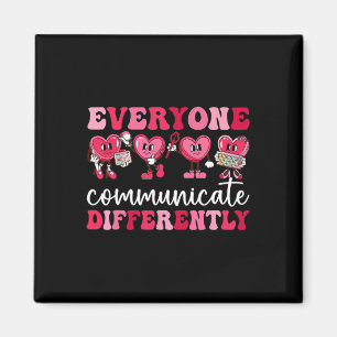 Jeder kommuniziert anders Herzautismus Val Magnet