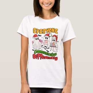 Jeder kommuniziert anders Logopäde T-Shirt