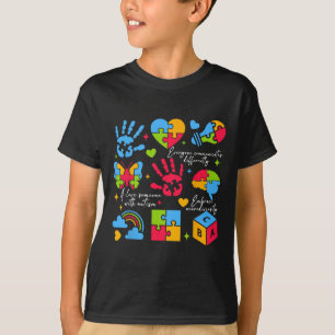 Jeder kommuniziert anders Neurovielfalt P T-Shirt