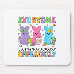 Jeder kommuniziert anders Ostern-Rede Th Mousepad