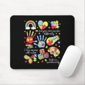 Jeder kommuniziert anders verspätete Autismus als Mousepad (Mit Mouse)