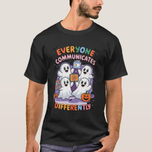 Jeder kommuniziert verschiedene Sprechtherapie H T-Shirt