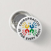 Jeder Körper Chiro Knopf Button (Vorne & Hinten)