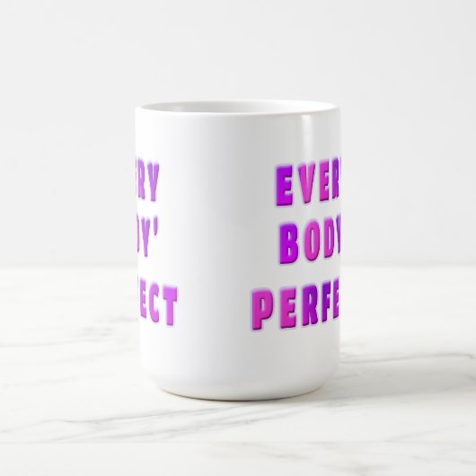 jeder Körper perfekt Kaffeetasse (Mittel)