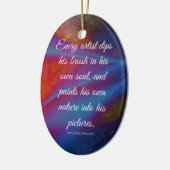 Jeder Künstler. Keramik Ornament (Links)