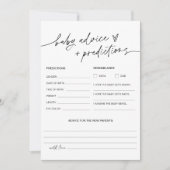 JEDER LEIGH Baby Duschberatung und Vorhersagekarte Einladung (Vorderseite)