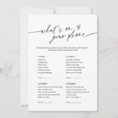 JEDER LEIGH Baby Shower Was ist auf deinem Handysp Einladung (Vorderseite)