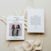 JEDER LEIGH Minimal Foto Bridesmaid Vorschlag Card Einladung