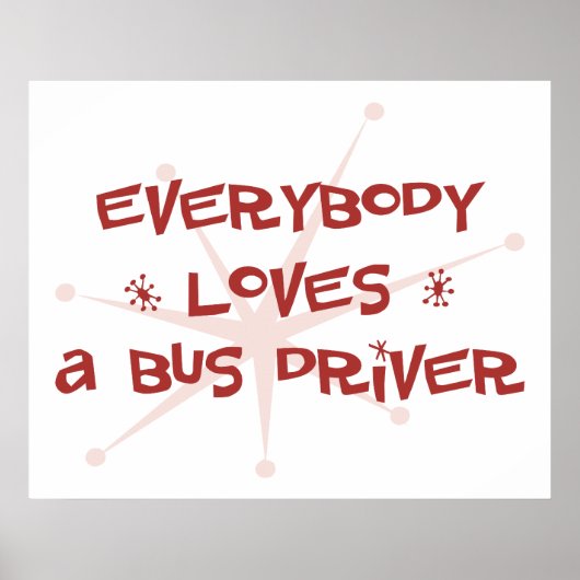 Jeder Liebe ein Busfahrer Poster (Vorne)