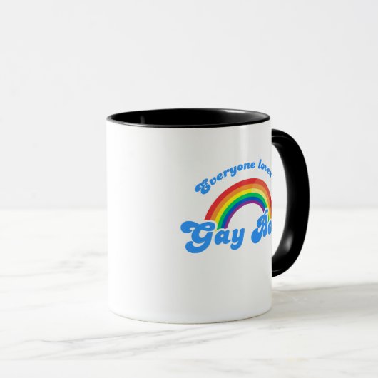 Jeder Liebe ein Gay Boy Tasse (VorderseiteRechts)