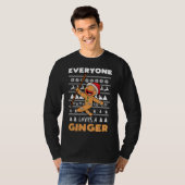 Jeder Liebe ein Ingwer Design Baker Funny Christm T-Shirt (Vorne ganz)