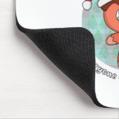 Jeder Liebe ein Ingwer Mousepad (Ecke)