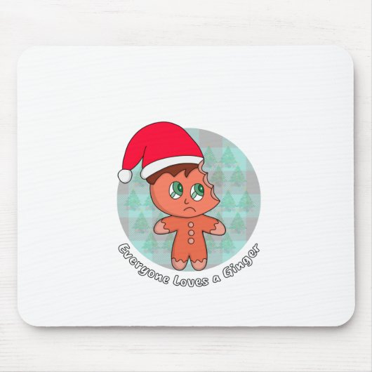 Jeder Liebe ein Ingwer Mousepad (Vorne)