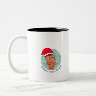 Jeder Liebe ein Ingwer Zweifarbige Tasse