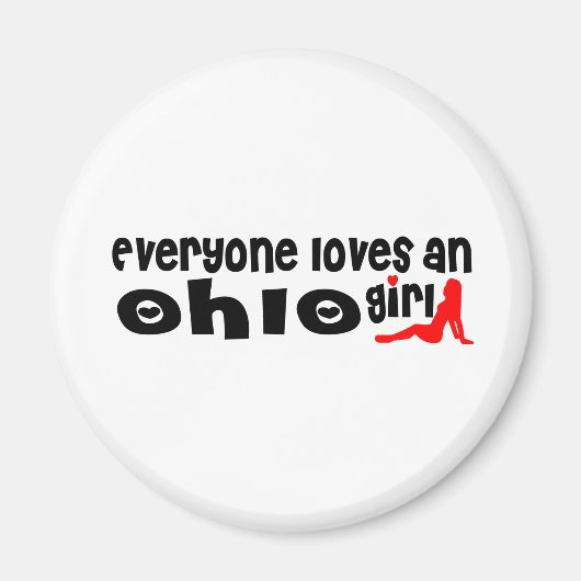 Jeder Liebe ein Ohio Girl Magnet (Vorne)