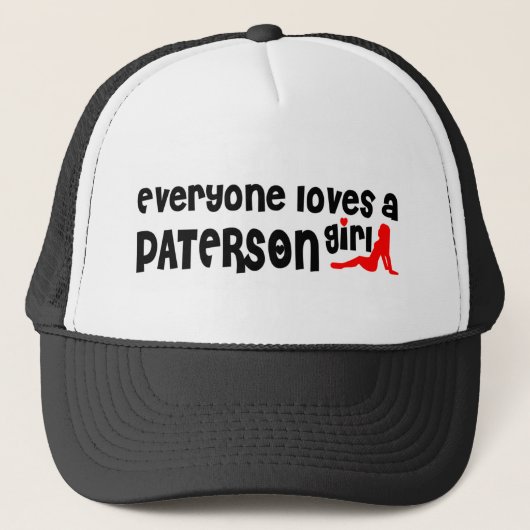 Jeder Liebe ein Paterson-Mädchen Truckerkappe (Vorderseite)