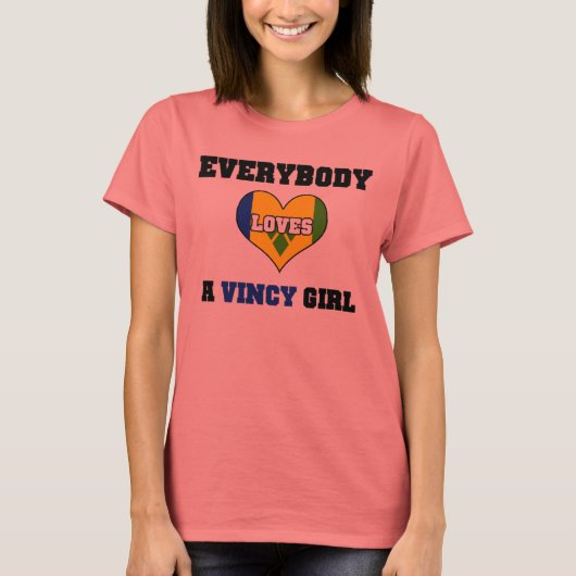 Jeder Liebe ein Vincy Girl T-Shirt (Vorderseite)