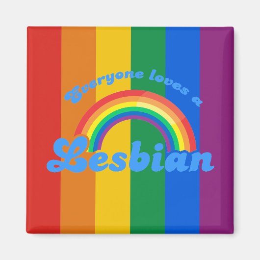 JEDER LIEBE IST LESBIER MAGNET (Vorne)