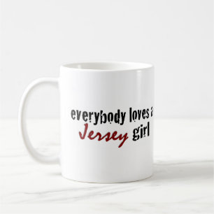 Jeder Liebe-Jersey-Mädchen Kaffeetasse