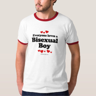 Jeder Lieben ein Bisexual-Jungen-T - Shirt