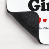 Jeder Lieben ein Bronx-Mädchen Mousepad (Ecke)