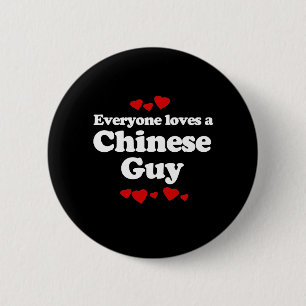 Jeder Lieben ein chinesischer Typ-T - Shirt Button
