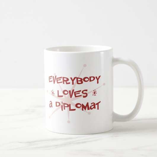 Jeder Lieben ein Diplomat Kaffeetasse (Rechts)