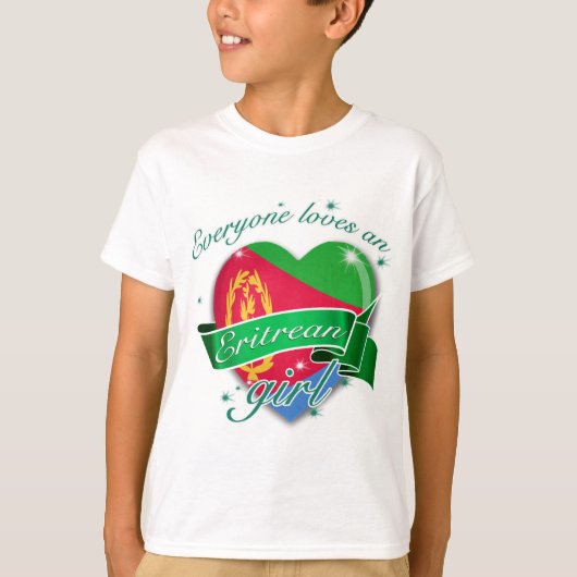 Jeder Lieben ein Eritrean-Mädchen T-Shirt (Vorderseite)