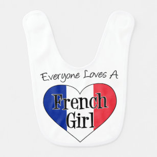Jeder Lieben ein französischer Babylätzchen