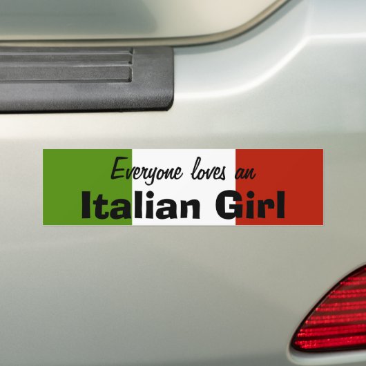 Jeder Lieben ein italienischer Autoaufkleber (Auf Auto)