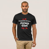 Jeder Lieben ein Jersey-Mädchen T-Shirt (Vorne ganz)