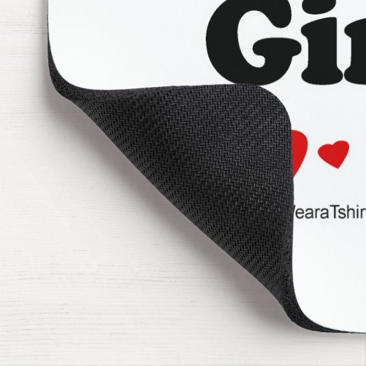 Jeder Lieben ein koreanisches Mädchen Mousepad (Ecke)