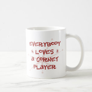 Jeder Lieben ein Kornett-Spieler Kaffeetasse