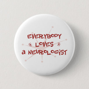 Jeder Lieben ein Neurologe Button