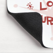 Jeder Lieben ein Neurologe Mousepad (Ecke)