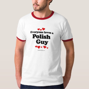 Jeder Lieben ein polnischer Typ-T - Shirt