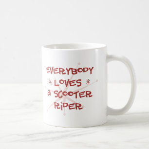 Jeder Lieben ein Roller-Reiter Kaffeetasse