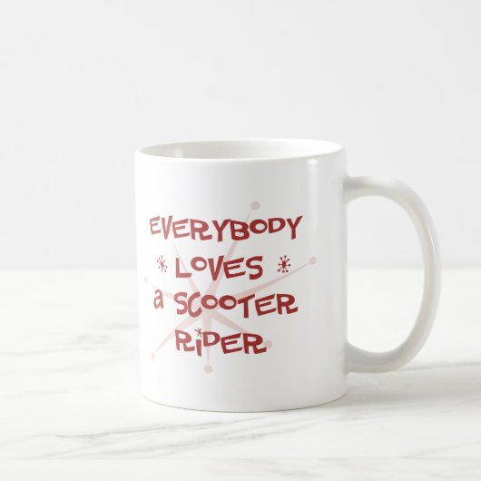 Jeder Lieben ein Roller-Reiter Kaffeetasse (Rechts)