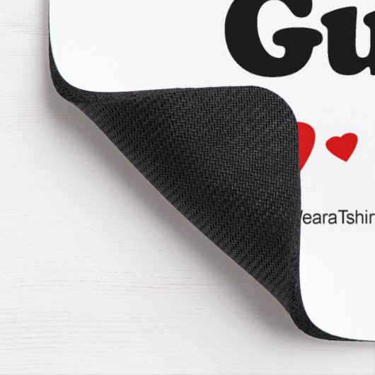 Jeder Lieben ein schwarzer Typ Mousepad (Ecke)