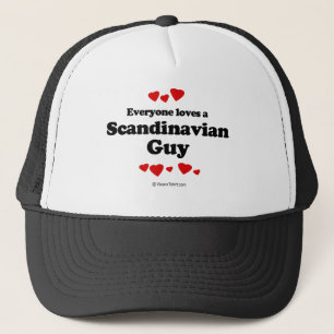 Jeder Lieben ein skandinavischer Typ-T - Shirt Truckerkappe