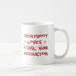 Jeder Lieben ein ziviler Krieg Reenactor Kaffeetasse