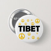 Jeder Lieben Tibet Button (Vorne & Hinten)