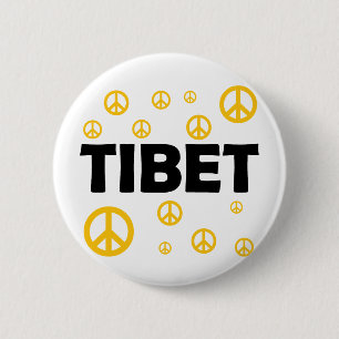 Jeder Lieben Tibet Button
