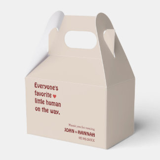 Jeder liebste kleine Mensch in Babydusche Geschenkschachtel