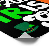 Jeder liebt ein irisches Mädchen Süßer St. Patrick Poster (Ecke)