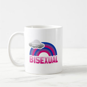 JEDER LIEBT EINEN BISEXUELLEN REGENBOGEN -.png Kaffeetasse