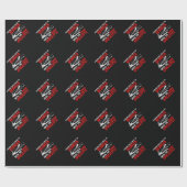 Jeder macht sich über dem Redneck-Zombie-Angriff Geschenkpapier (Flach)