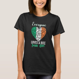 Jeder mag ein nettes irisches Mädchen Hübsche iris T-Shirt