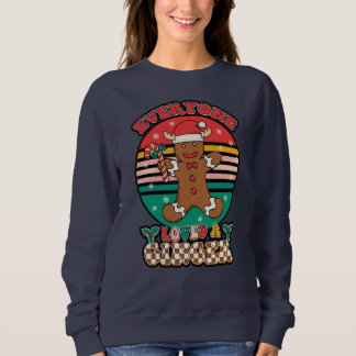 Jeder mag einen Ingwer Purpur Sweatshirt
